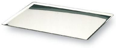 Plaque de cuisson inox bords pincés 60 x 40 cm Bourgeat