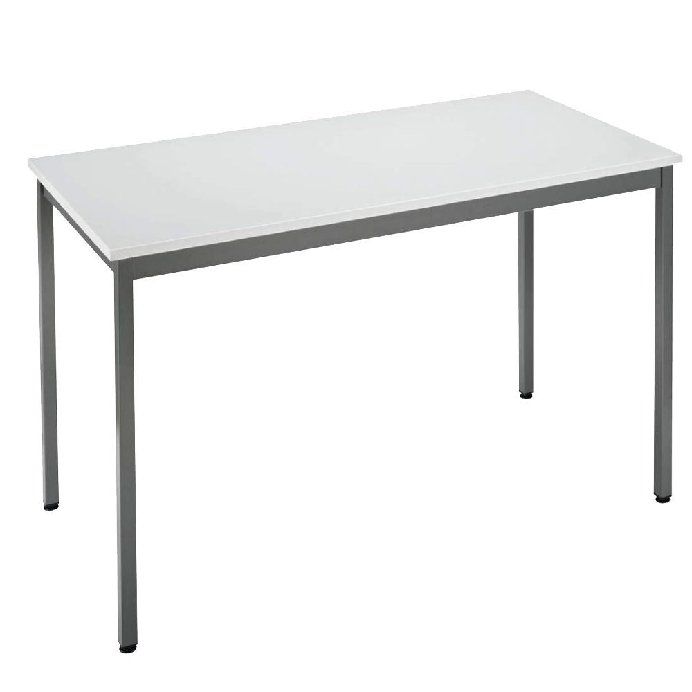Table de réunion Modulaire rectangle gris clair 120 x 60 cm