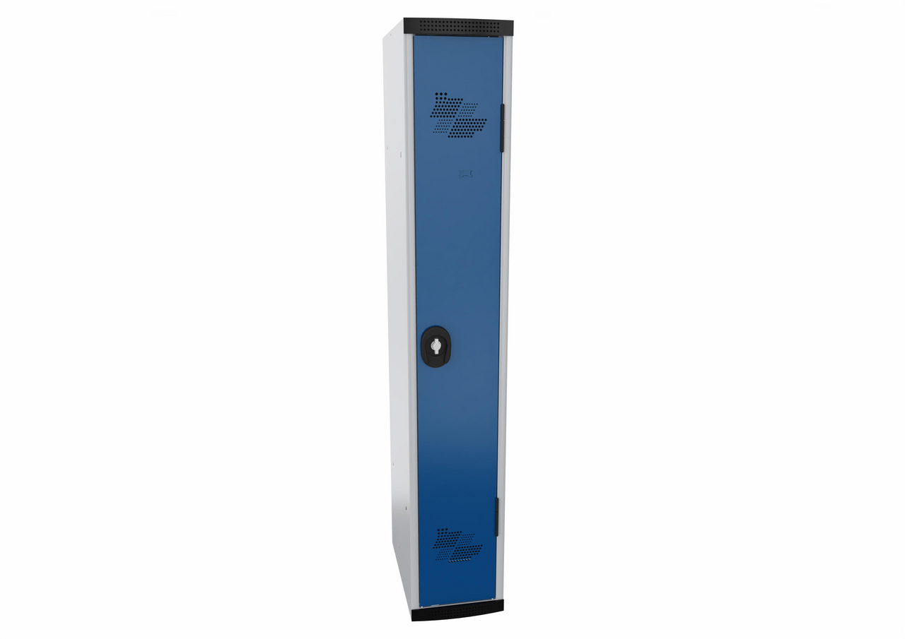 Acial Vestiaire industrie propre 1 porte bleu/gris L.30 cm 