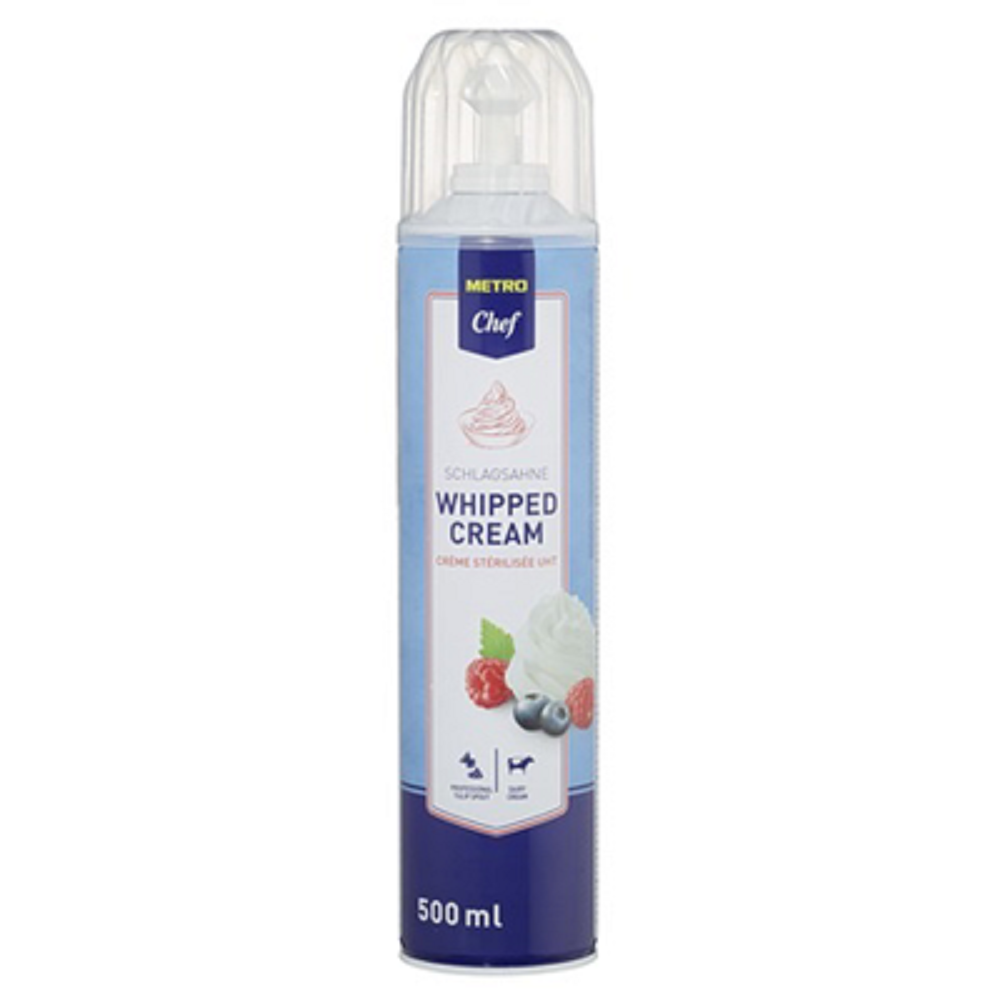 METRO Chef Crème sucrée Aérosol 500 ml
