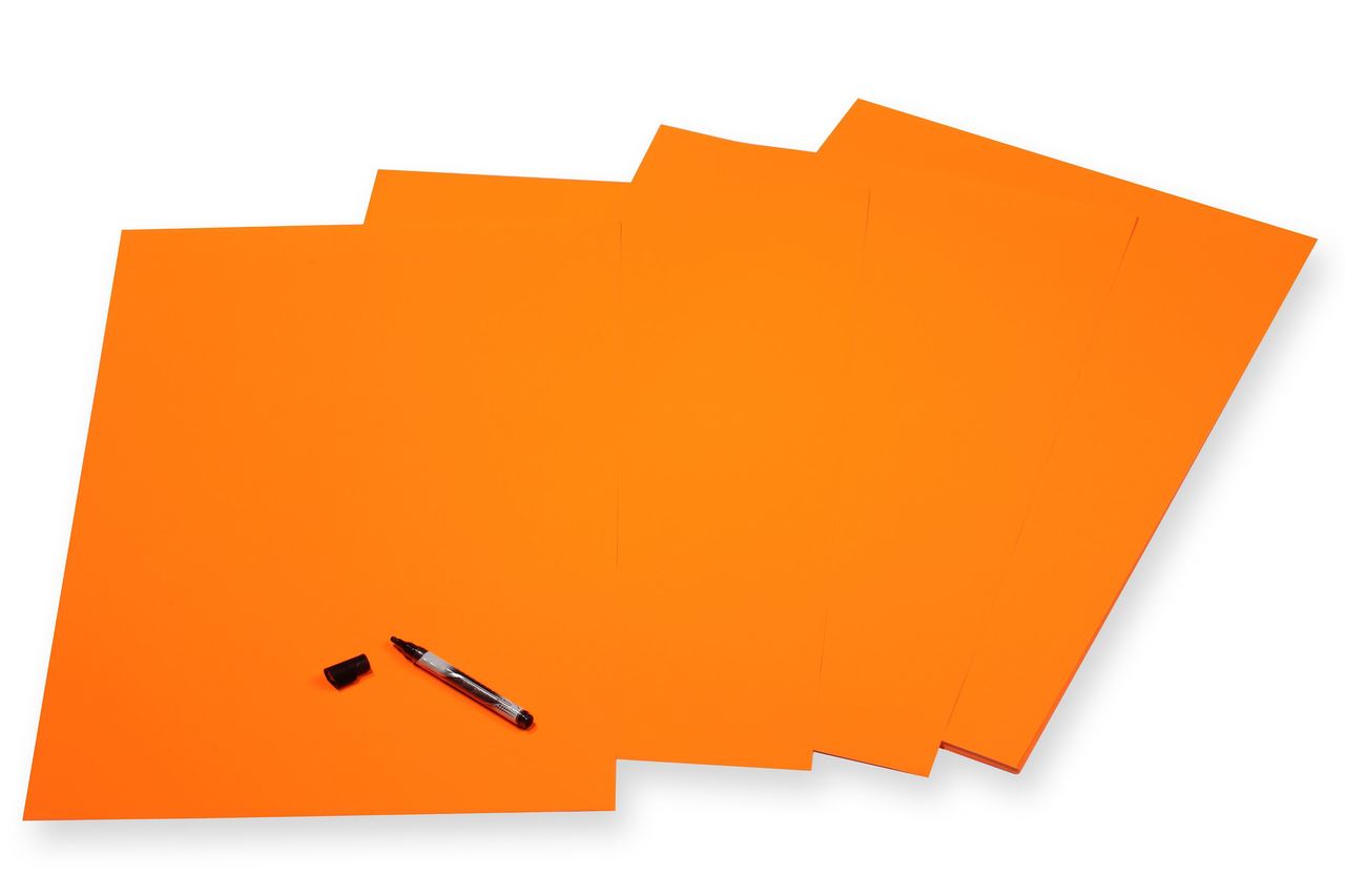 Affiche fluo orange 40 x 60 cm (vendu par 50)