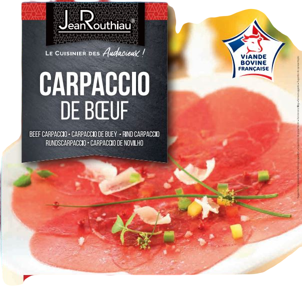 Jean Routhiau Carpaccio boeuf France 20 x 70 g