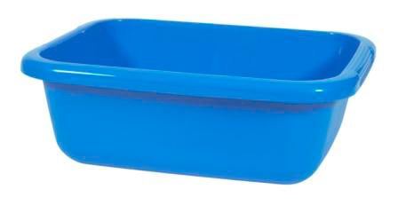 Cuvette rectangulaire 9 L bleu