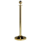 Securit Poteau d'accueil à tête ronde or