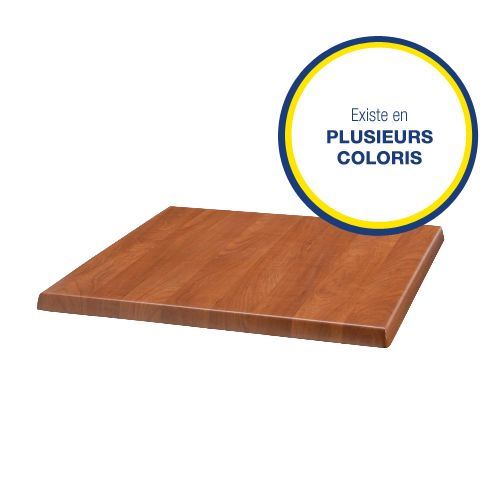 Plateau de table stratifié Solo carré 60 x 60 cm (coloris au choix) SM France - PLSOLO60