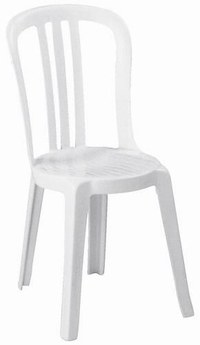 Chaise de terrasse Miami blanc Grosfillex