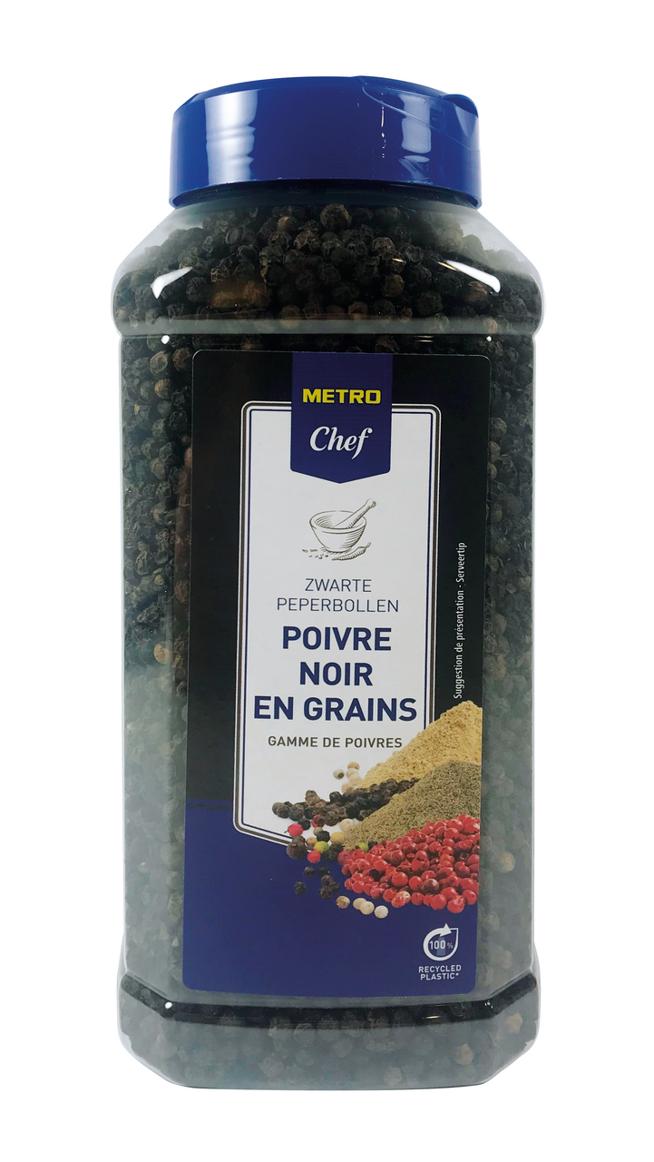 METRO Chef Poivre noir en grains 500 g