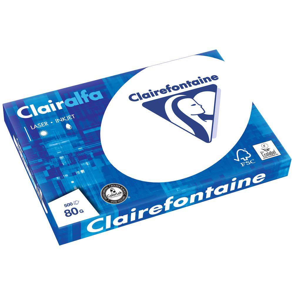 Ramette papier A3 80 g/m² Clairalfa