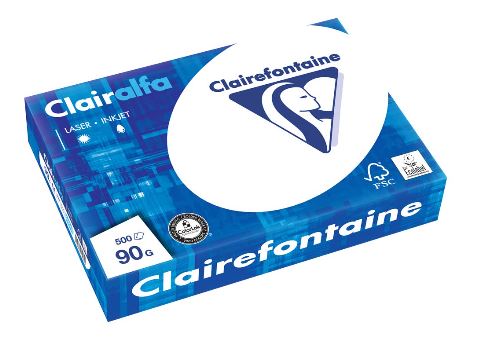 Ramette papier A4 90 g/m² Clairalfa