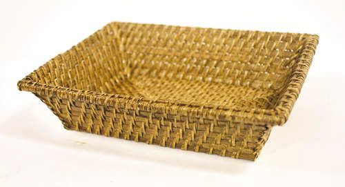 Corbeille à pain rotin rectangle 29 x 22 cm