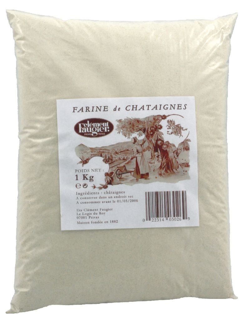 Clement Faugier Farine de châtaignes 1 kg