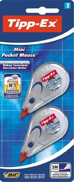 Mini roller correcteur Pocket Mouse x 2