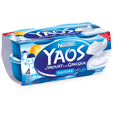 Yaourt A La Grecque Nature 4 X 150 G Nestle Yaos Metro