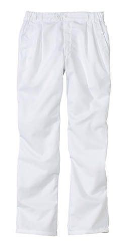 Pantalon de cuisine polyvalent homme blanc T.44