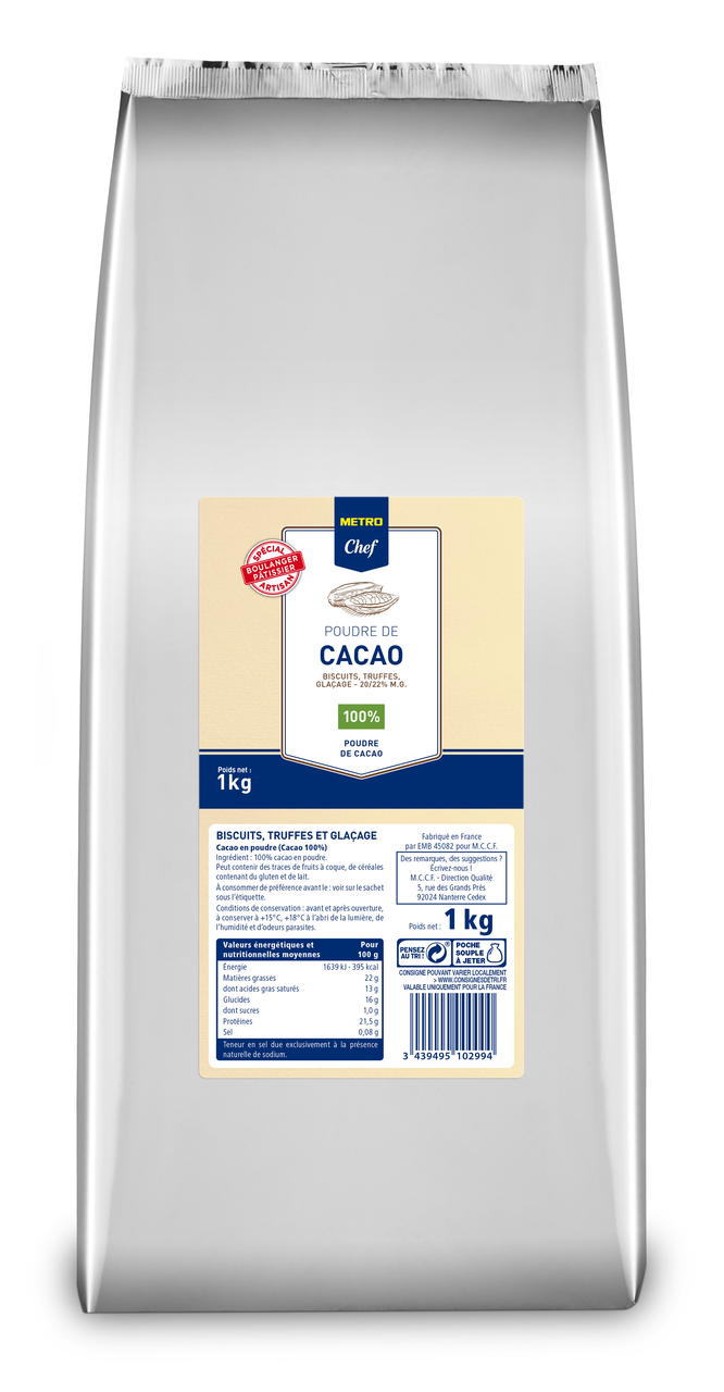 METRO Chef Cacao en poudre 1 kg