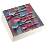 METRO PROFESSIONAL Boîte pâtissière décorée 22 x 8 cm x 50