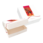 METRO PROFESSIONAL Boîte pâtissière décorée 25 x 8 cm x 50