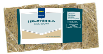 Eponges Végétale Gros Travaux