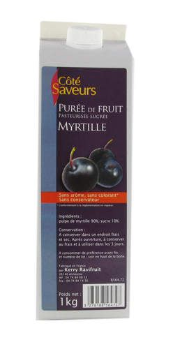 Cote Saveurs Purée de myrtille 1 L 