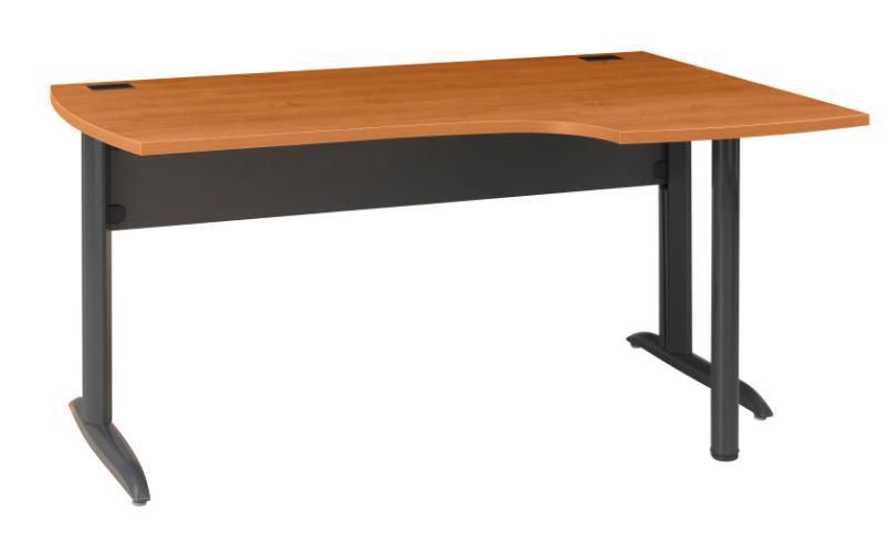 Bureau opérationnel retour droite Jazz aulne L.160 cm
