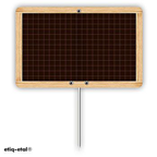Etiq Etal Etiquette ardoises DANTAN 15 x 10 cm x 10