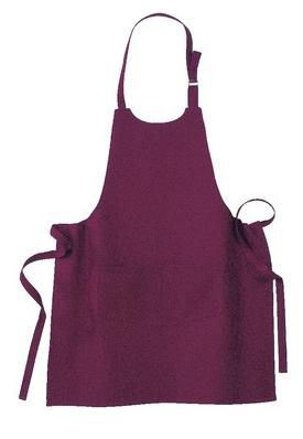 Tablier de cuisine bavette bordeaux