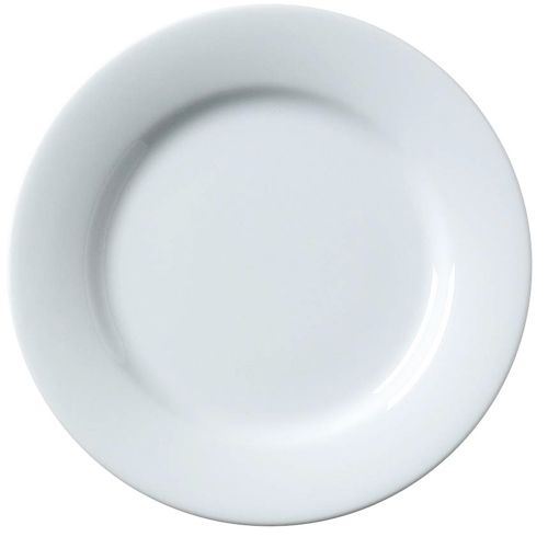 Assiette plate ronde Julia blanc 27 cm x 10