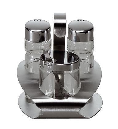 Ménagère sel, poivre et moutarde