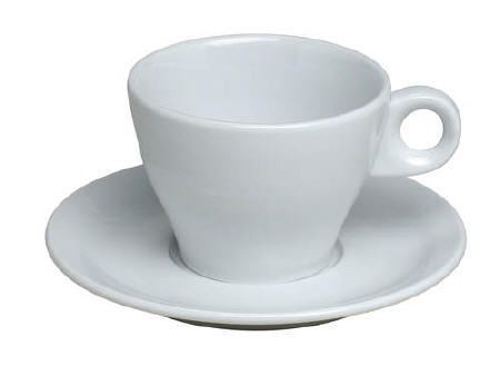 Tasses à thé porcelaine Fluto blanc 27 cl x 6 Pillivuyt