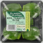 Mini courgette ronde 200 g Afrique du sud