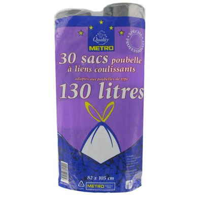 Sac Poubelle 130 Litres Metro