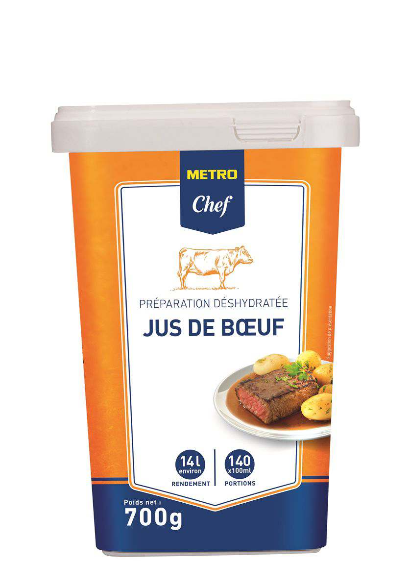 METRO Chef Jus de rôti de boeuf 14 L - 700 g