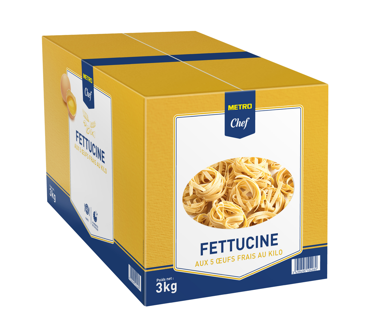 METRO Chef Fettucine aux 5 oeufs 3 kg