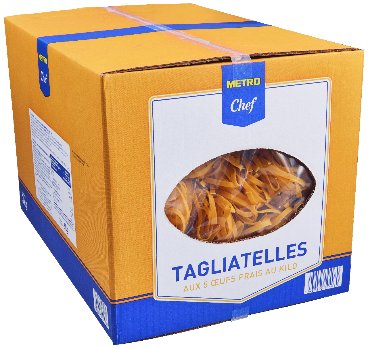 METRO Chef Tagliatelle aux 5 oeufs frais 3 kg