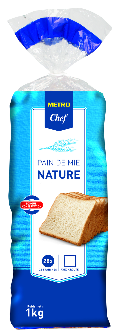 Pain De Mie Special Croque Nature 1 Kg Metro Chef Metro