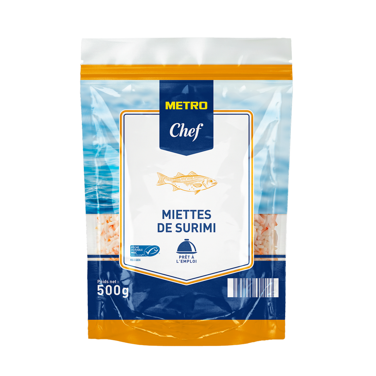 METRO Chef Miettes de surimi saveur crabe 500 g
