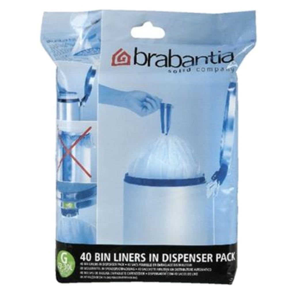 Sac poubelle poignées coulissantes 30 L (vendu par 40) Brabantia