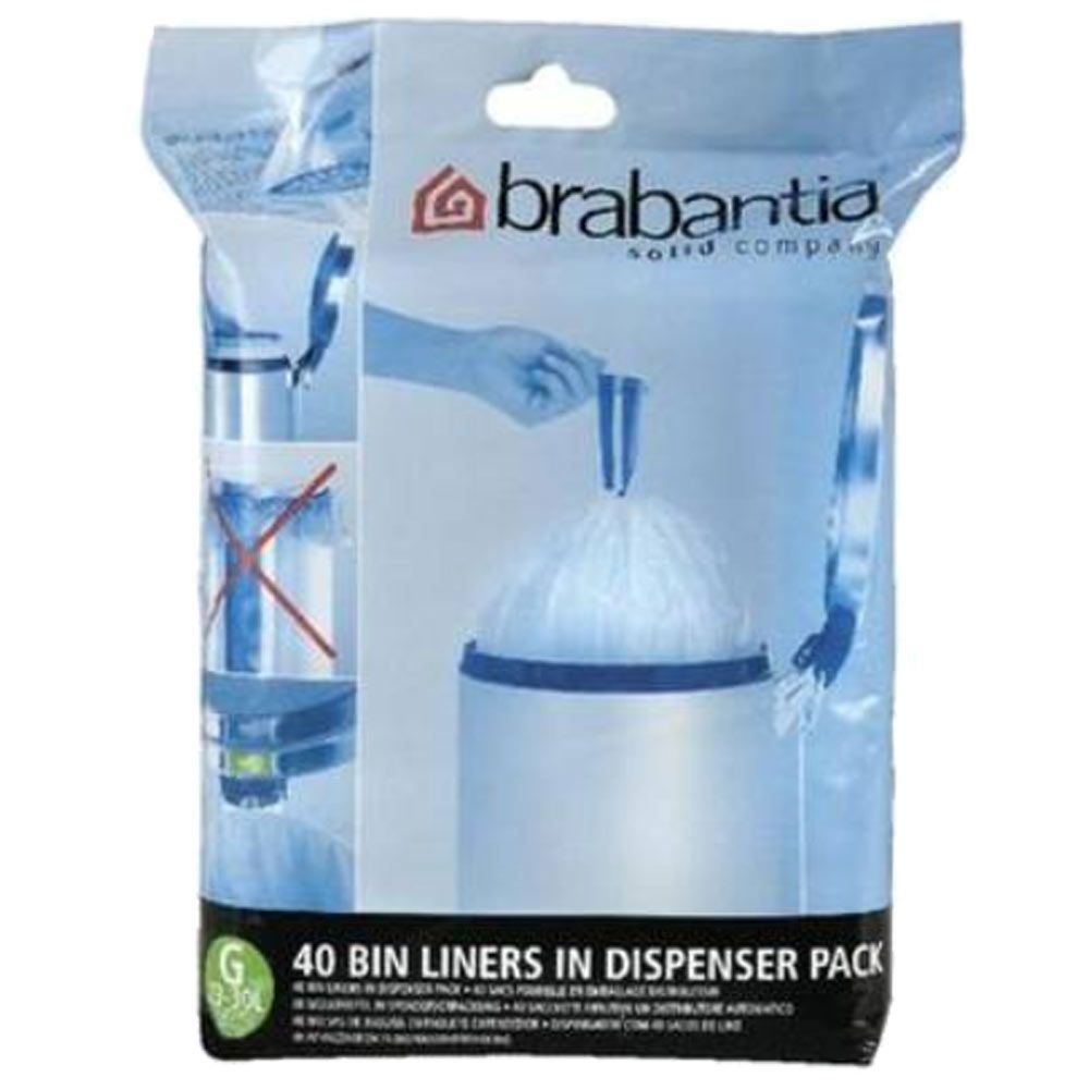 Sac poubelle poignées coulissantes Brabantia 50 L (vendu par 30) Brabantia