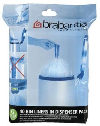 Sac poubelle poignées coulissantes Brabantia 5 L (vendu par 60) Brabantia