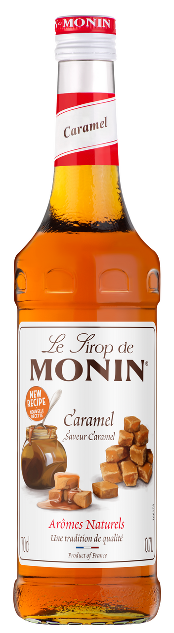 Monin Sirop de caramel 70 cl verre perdu