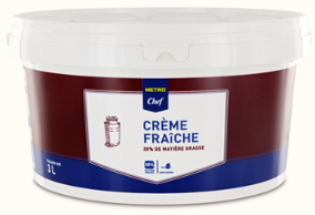 METRO Chef Crème fraîche épaisse 30% 3L