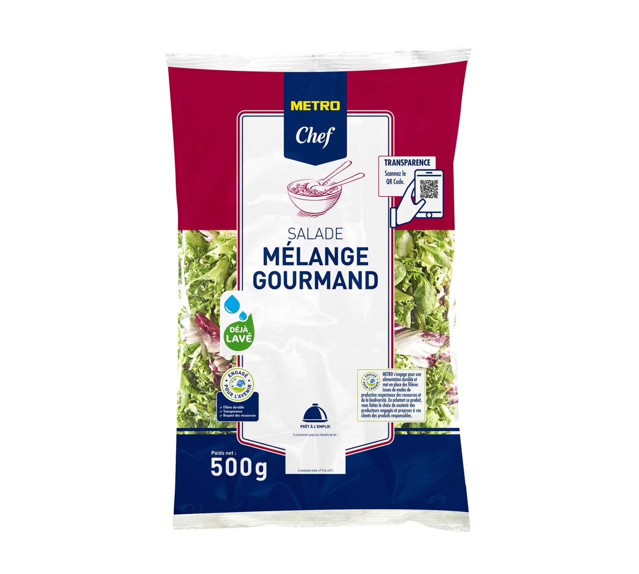 METRO Chef Salade mélange gourmand UE 500 g