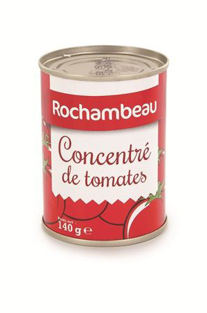 Rochambeau Concentré de tomates 4 boîte 1/6 de 140 g soit 560 g