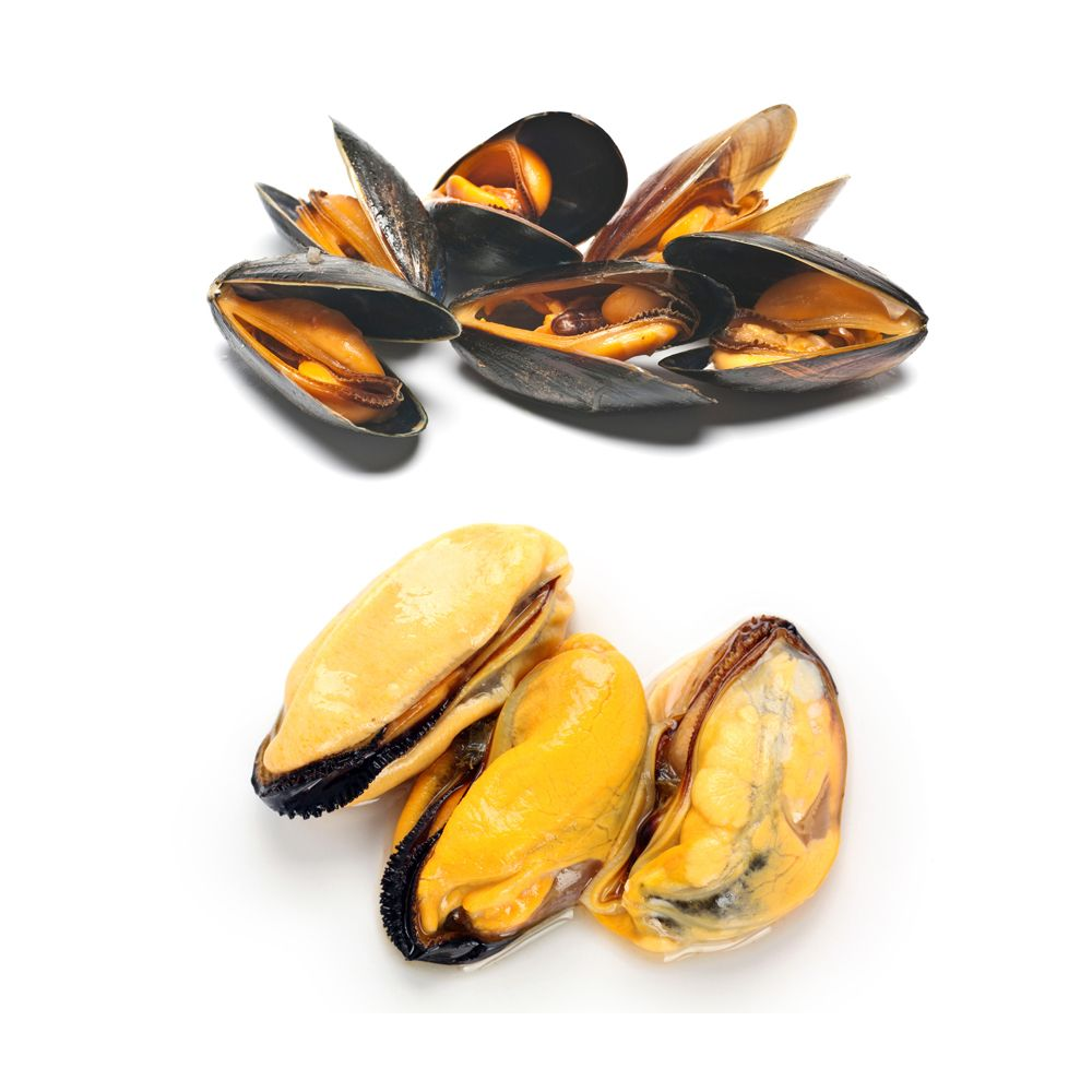Moule décortiquée sous atmosphère pêchée en Océan Pacifique colis 1 kg