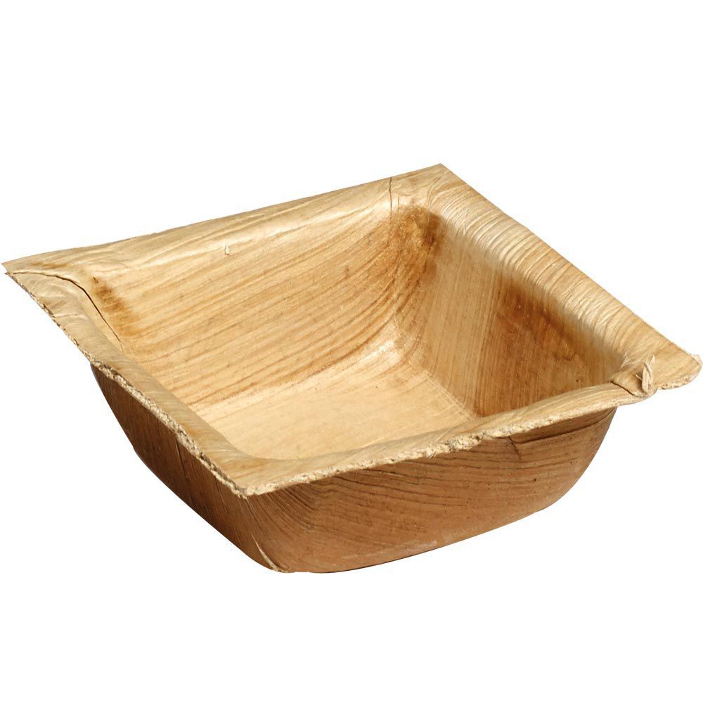 Ravier Solia Bali en palmier 7 x 7 cm (vendu par 600)