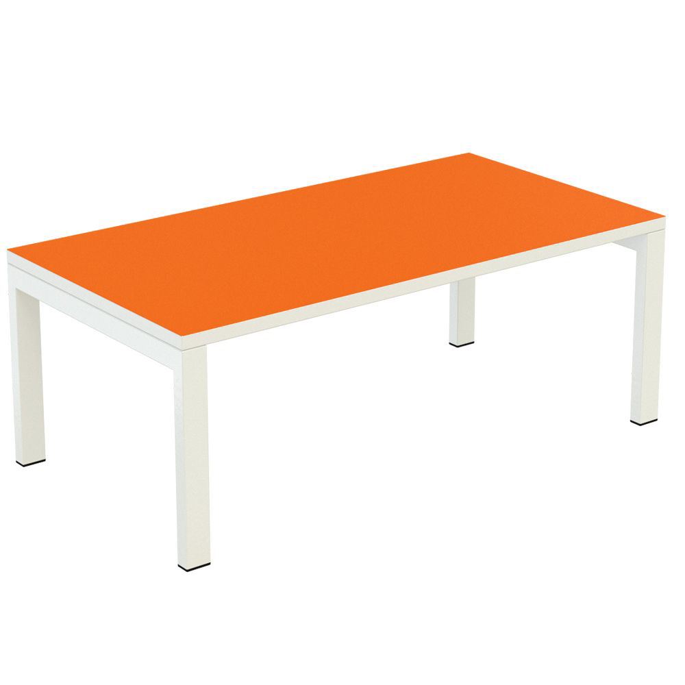 Table basse d'accueil Easydesk 114 x 60 cm orange