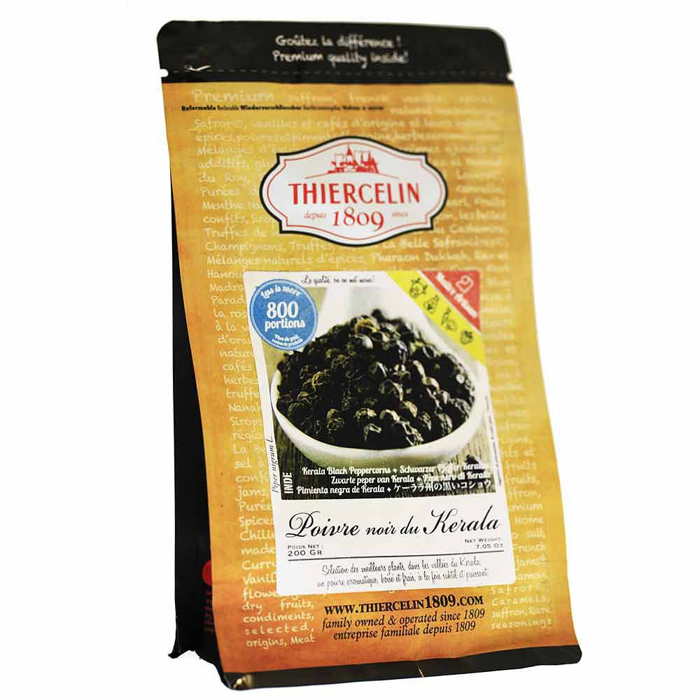 Thiercelin Poivre noir du Kerala BIO 200 g