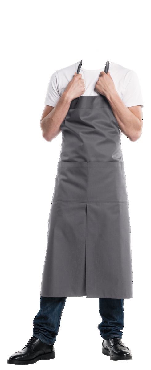 Tablier Valet 4 poches gris