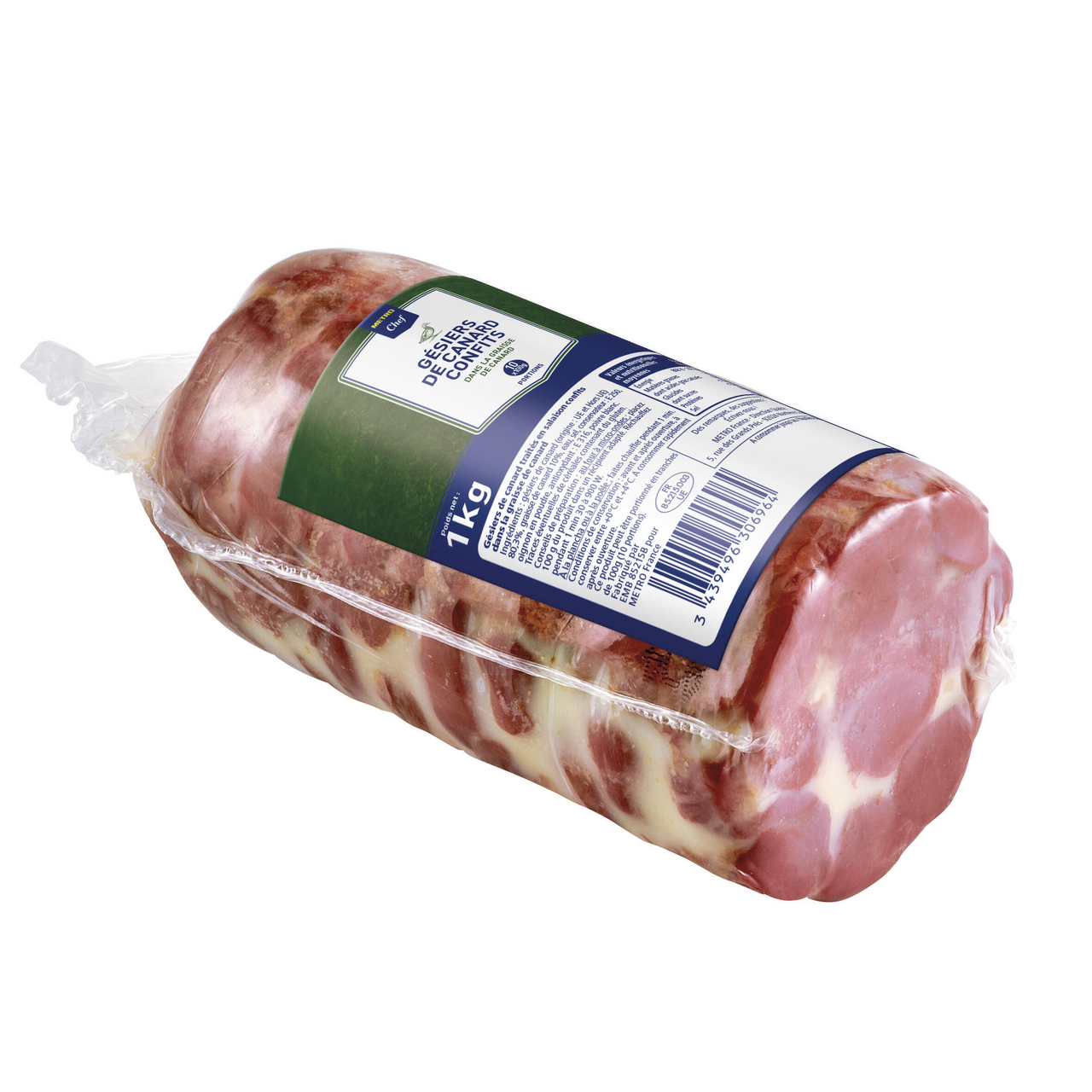 METRO Chef Gésiers de canard traités en salaison 1 kg