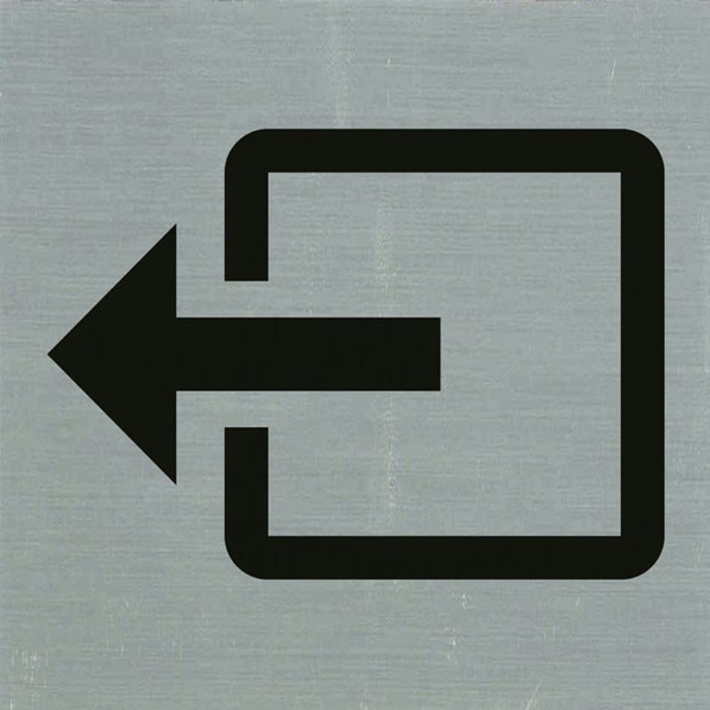 Picto route 8 x 8 cm Sortie